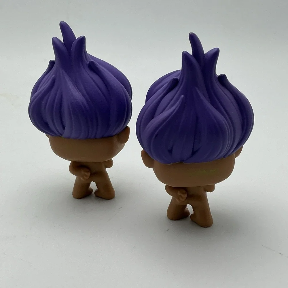 Two Funko Mystery Mini Classic‎ Good Luck Trolls Purple Hair 3
